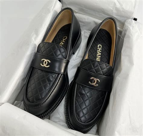 chanel losfer|Chanel platform loafers.